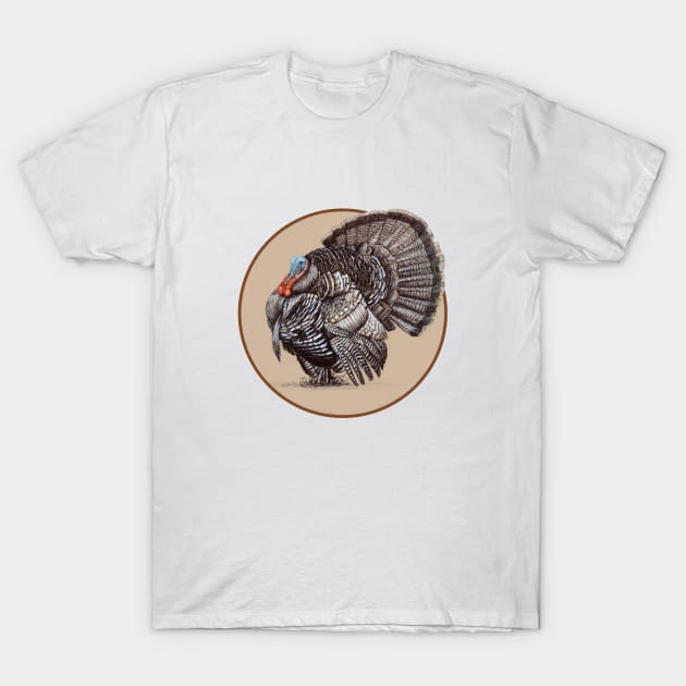 Wild Turkey T-Shirt by  Cory James Fine Art